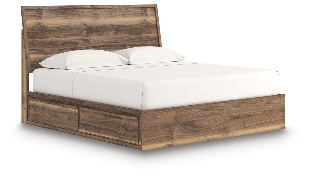 Chirason Bed - US Furniture & Mattress (Waterbury,CT)*