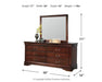 Alisdair Dresser and Mirror - US Furniture & Mattress (Waterbury,CT)*