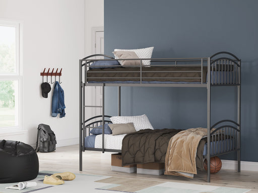 Lanceburg Bunk Bed with Ladder - US Furniture & Mattress (Waterbury,CT)*