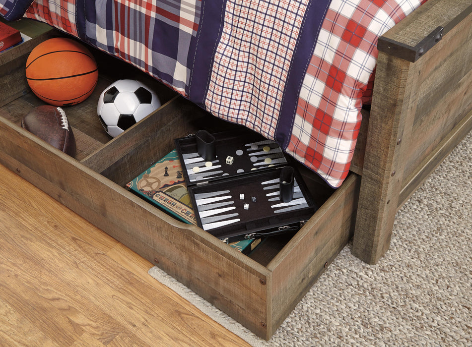 Trinell Bed with Storage - US Furniture & Mattress (Waterbury,CT)*