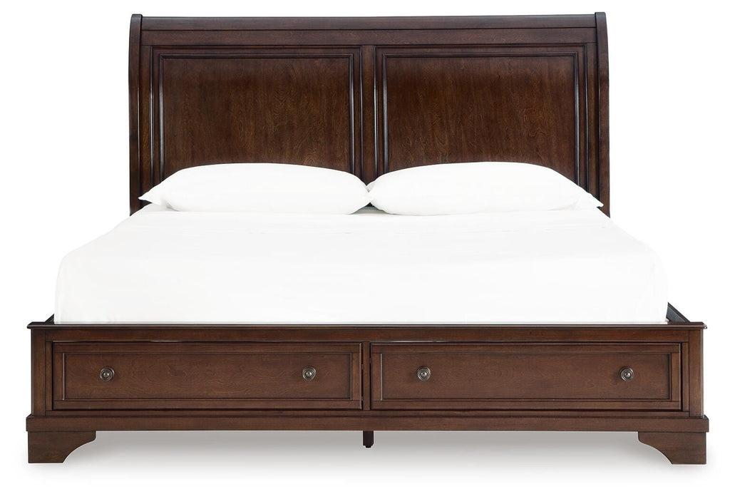 Trellington Sleigh Storage Bed - US Furniture & Mattress (Waterbury,CT)*