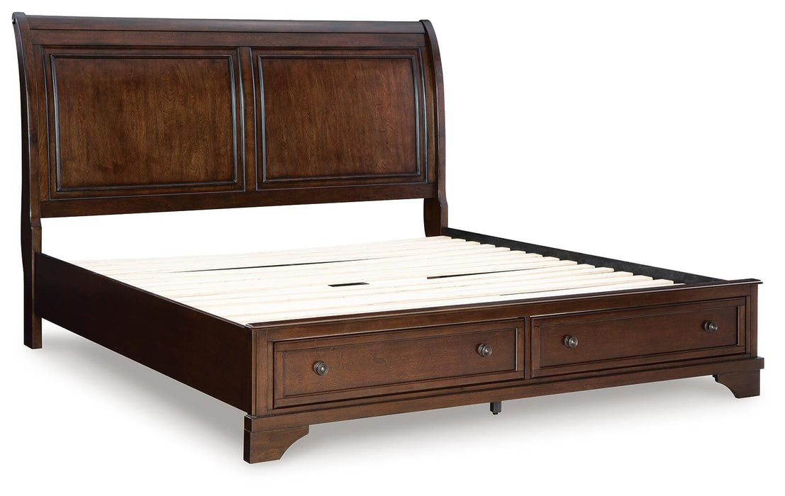Trellington Sleigh Storage Bed - US Furniture & Mattress (Waterbury,CT)*