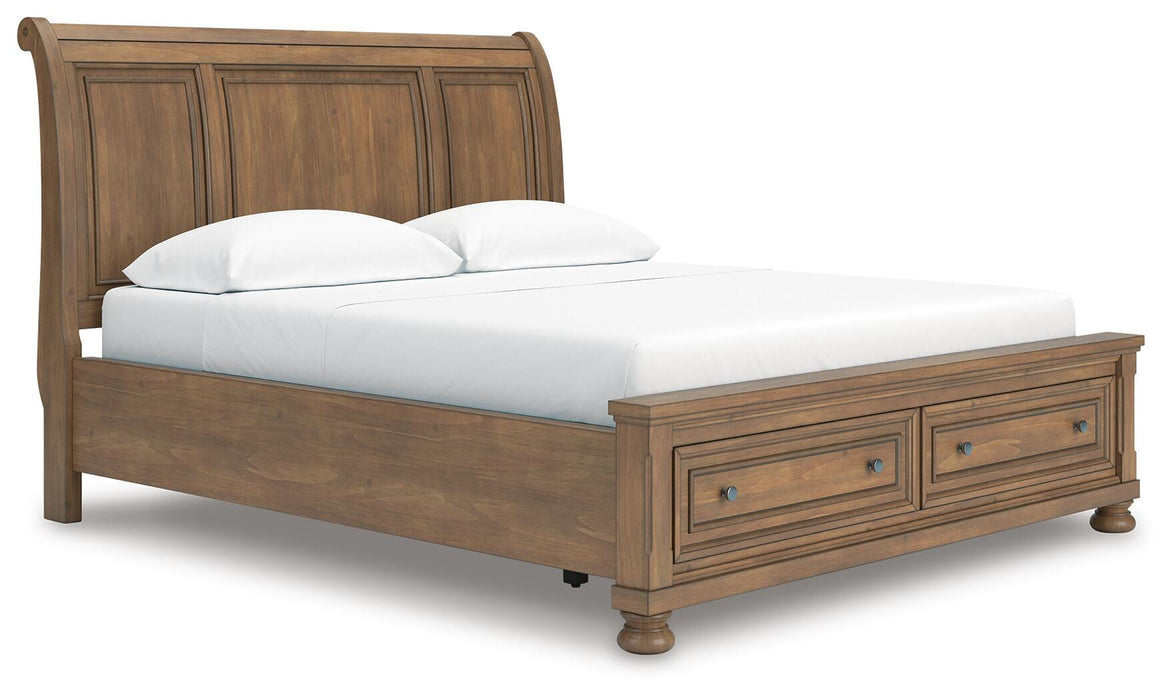 Feddinger Panel Storage Bed - US Furniture & Mattress (Waterbury,CT)*