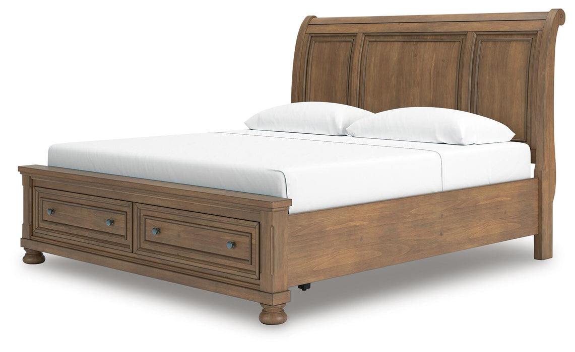 Feddinger Panel Storage Bed - US Furniture & Mattress (Waterbury,CT)*
