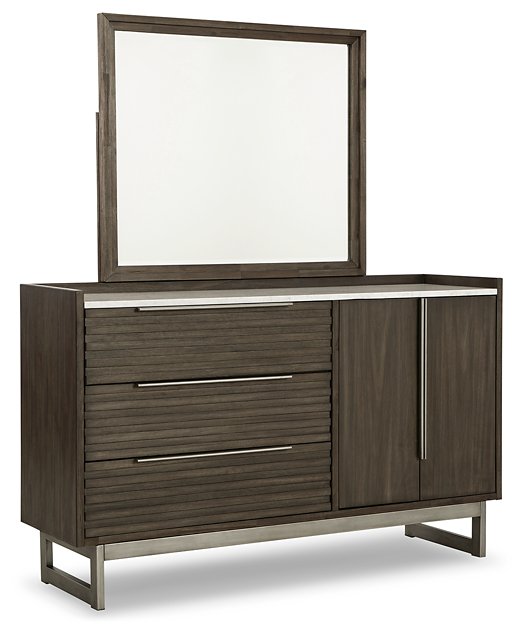 Arkenton Dresser and Mirror - US Furniture & Mattress (Waterbury,CT)*