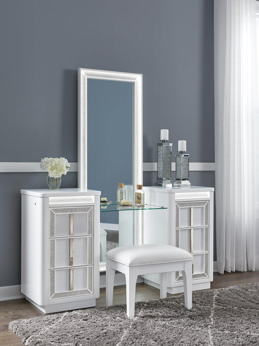 Chalanna Vanity with Mirror - US Furniture & Mattress (Waterbury,CT)*