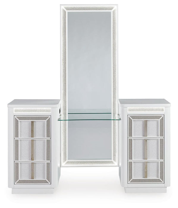 Chalanna Vanity with Mirror - US Furniture & Mattress (Waterbury,CT)*