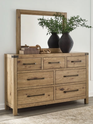 Ridgester Dresser and Mirror - US Furniture & Mattress (Waterbury,CT)*