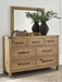 Ridgester Dresser and Mirror - US Furniture & Mattress (Waterbury,CT)*