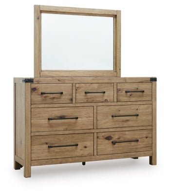 Ridgester Dresser and Mirror - US Furniture & Mattress (Waterbury,CT)*