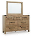 Ridgester Dresser and Mirror - US Furniture & Mattress (Waterbury,CT)*