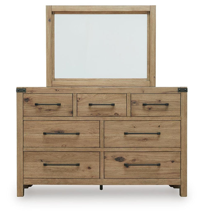 Ridgester Dresser and Mirror - US Furniture & Mattress (Waterbury,CT)*