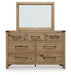 Ridgester Dresser and Mirror - US Furniture & Mattress (Waterbury,CT)*