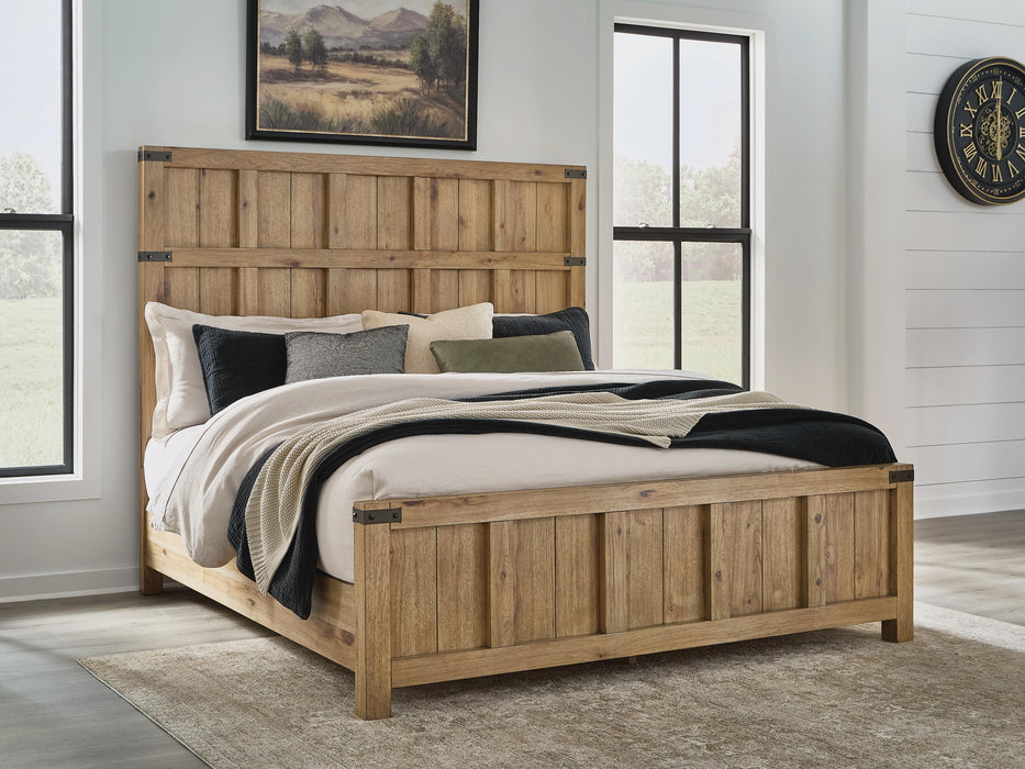 Ridgester Bed - US Furniture & Mattress (Waterbury,CT)*