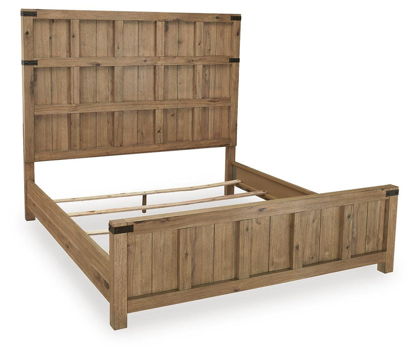 Ridgester Bed - US Furniture & Mattress (Waterbury,CT)*