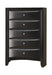Briana Rectangular 5-drawer Chest Black - US Furniture & Mattress (Waterbury,CT)*