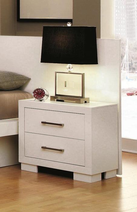 Jessica Nightstand Panels White (Set of 2) - US Furniture & Mattress (Waterbury,CT)*