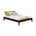 Hounslow California King, E.King, & Queen Universal Platform Bed Cappuccino - US Furniture & Mattress (Waterbury,CT)*
