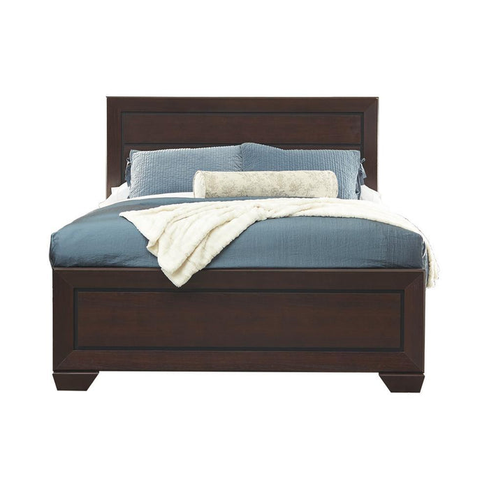 Kauffman California King, Eastren King, & Queen Panel Bed Dark Cocoa - US Furniture & Mattress (Waterbury,CT)*