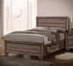 Kauffman California King, E.king, & Queen Panel Bed Washed Taupe - US Furniture & Mattress (Waterbury,CT)*