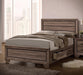 Kauffman California King, E.king, & Queen Panel Bed Washed Taupe - US Furniture & Mattress (Waterbury,CT)*