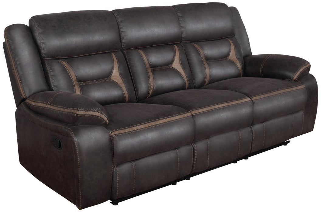 Greer Upholstered Tufted Back Motion Sofa