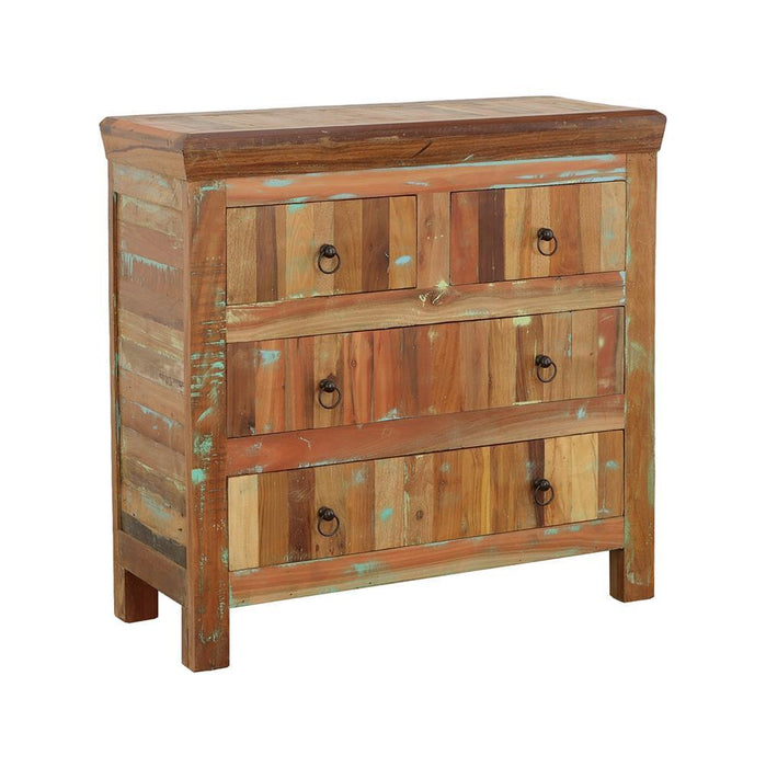 Harper 4-drawer Accent Cabinet Reclaimed Wood - US Furniture & Mattress (Waterbury,CT)*