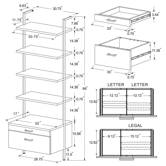 Owens Wall Shelf Set - US Furniture & Mattress (Waterbury,CT)*