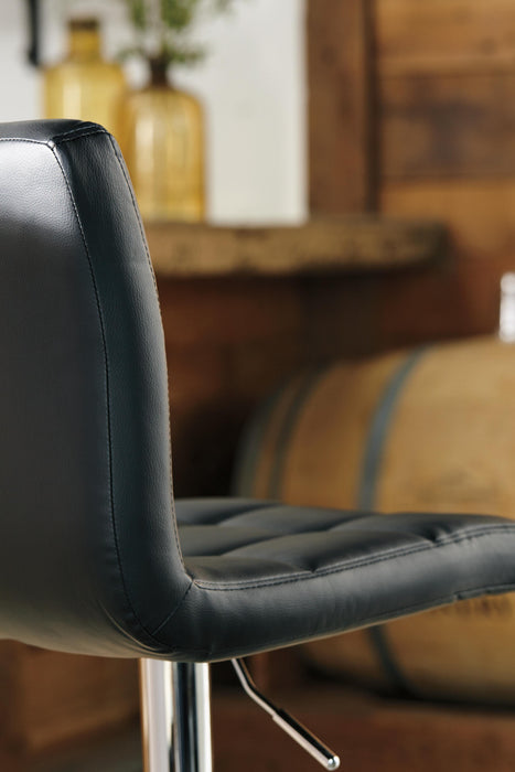 Bellatier Adjustable Height Bar Stool - US Furniture & Mattress (Waterbury,CT)*