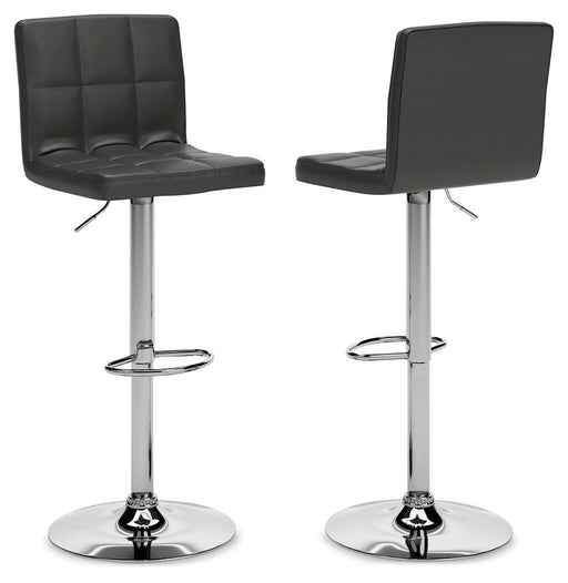 Bellatier Adjustable Height Bar Stool - US Furniture & Mattress (Waterbury,CT)*