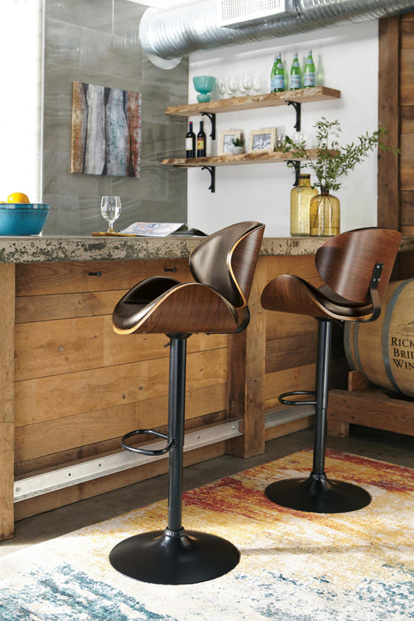 Bellatier Adjustable Height Bar Stool - US Furniture & Mattress (Waterbury,CT)*