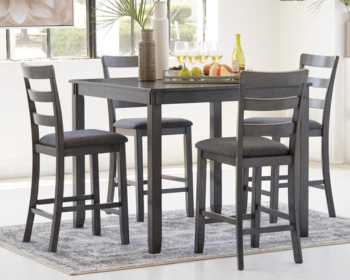 Bridson Counter Height Dining Table and Bar Stools (Set of 5) - US Furniture & Mattress (Waterbury,CT)*