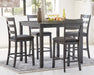 Bridson Counter Height Dining Table and Bar Stools (Set of 5) - US Furniture & Mattress (Waterbury,CT)*