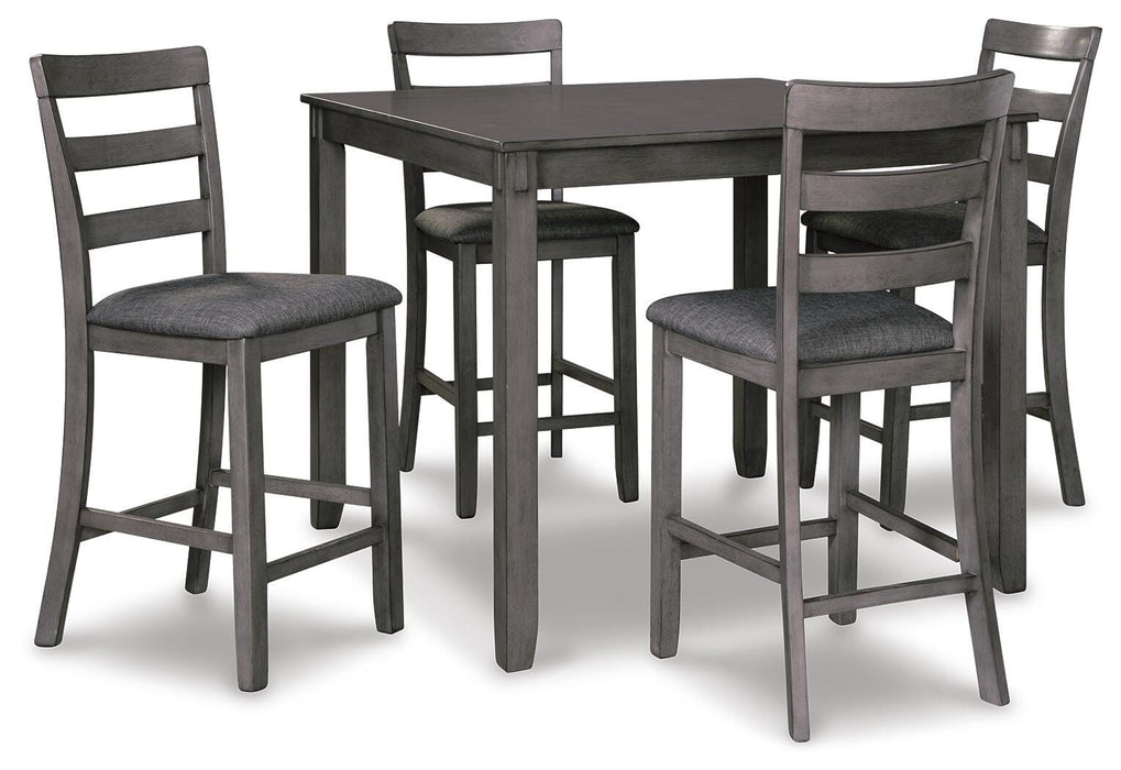 Bridson Counter Height Dining Table and Bar Stools (Set of 5) - US Furniture & Mattress (Waterbury,CT)*