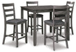 Bridson Counter Height Dining Table and Bar Stools (Set of 5) - US Furniture & Mattress (Waterbury,CT)*
