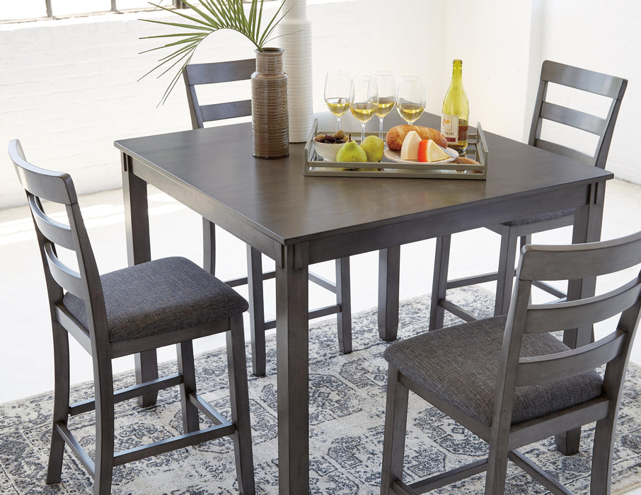 Bridson Counter Height Dining Table and Bar Stools (Set of 5) - US Furniture & Mattress (Waterbury,CT)*