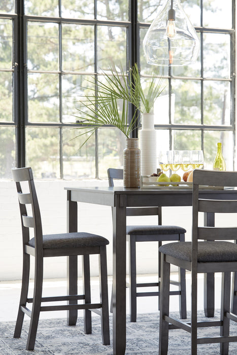 Bridson Counter Height Dining Table and Bar Stools (Set of 5) - US Furniture & Mattress (Waterbury,CT)*