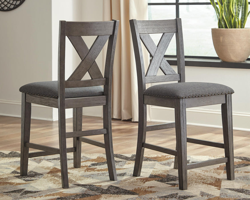 Caitbrook Counter Height Upholstered Bar Stool - US Furniture & Mattress (Waterbury,CT)*
