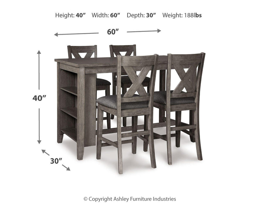 Caitbrook Counter Height Dining Package - US Furniture & Mattress (Waterbury,CT)*