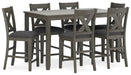 Caitbrook Counter Height Dining Table and Bar Stools (Set of 7) - US Furniture & Mattress (Waterbury,CT)*