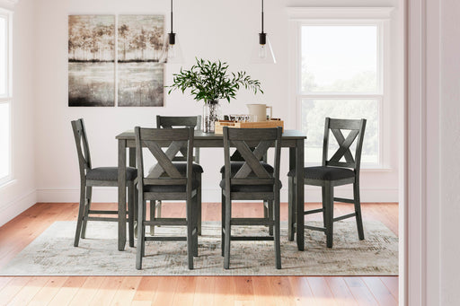 Caitbrook Counter Height Dining Table and Bar Stools (Set of 7) - US Furniture & Mattress (Waterbury,CT)*