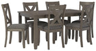 Caitbrook Dining Table and Chairs (Set of 7) - US Furniture & Mattress (Waterbury,CT)*