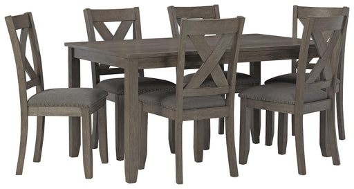 Caitbrook Dining Table and Chairs (Set of 7) - US Furniture & Mattress (Waterbury,CT)*