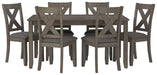 Caitbrook Dining Table and Chairs (Set of 7) - US Furniture & Mattress (Waterbury,CT)*
