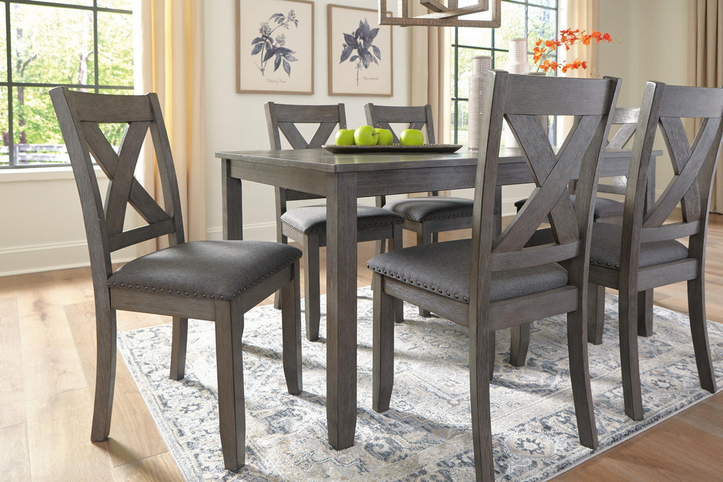Caitbrook Dining Table and Chairs (Set of 7) - US Furniture & Mattress (Waterbury,CT)*