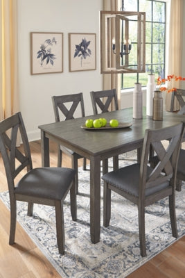 Caitbrook Dining Table and Chairs (Set of 7) - US Furniture & Mattress (Waterbury,CT)*