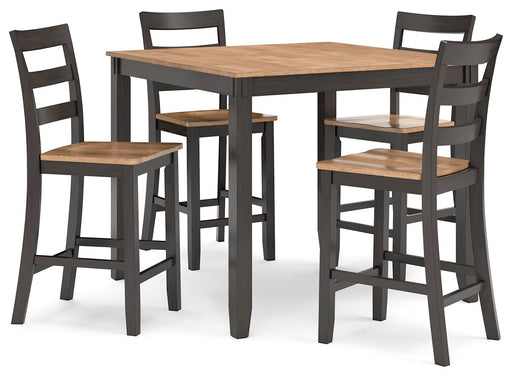 Gesthaven Counter Height Dining Table and 4 Barstools (Set of 5) - US Furniture & Mattress (Waterbury,CT)*