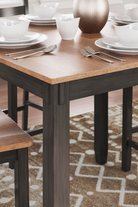 Gesthaven Counter Height Dining Table and 4 Barstools (Set of 5) - US Furniture & Mattress (Waterbury,CT)*