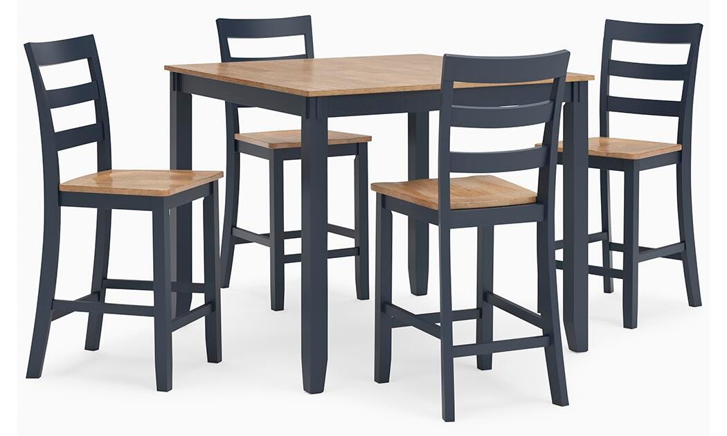 Gesthaven Counter Height Dining Table and 4 Barstools (Set of 5) - US Furniture & Mattress (Waterbury,CT)*