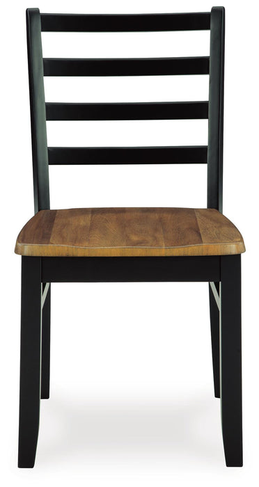 Blondon Dining Table and 6 Chairs (Set of 7) - US Furniture & Mattress (Waterbury,CT)*